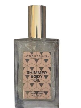 Anastasia Shimmer Body Oil - Silver & Gold Bottle